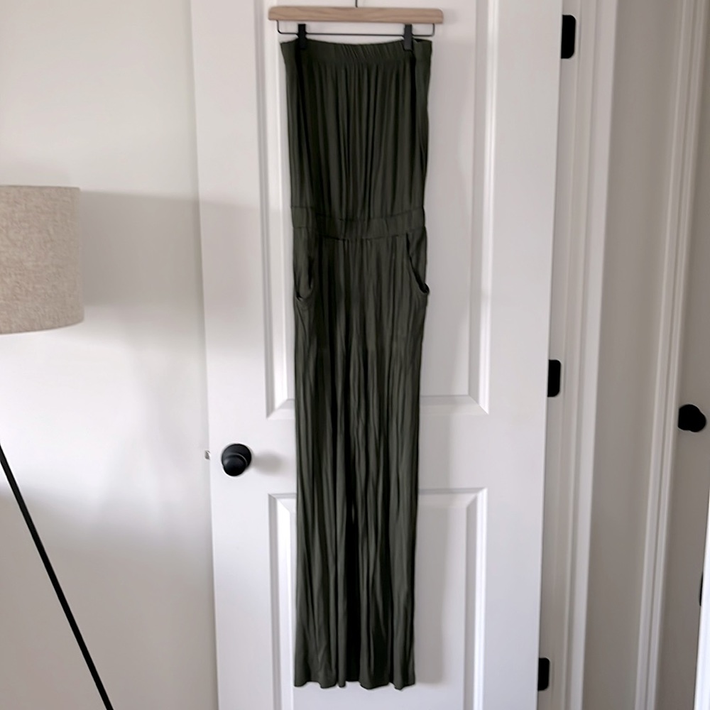 Olive green pants jumper